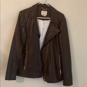 Beautiful Kate Spade brown leather jacket